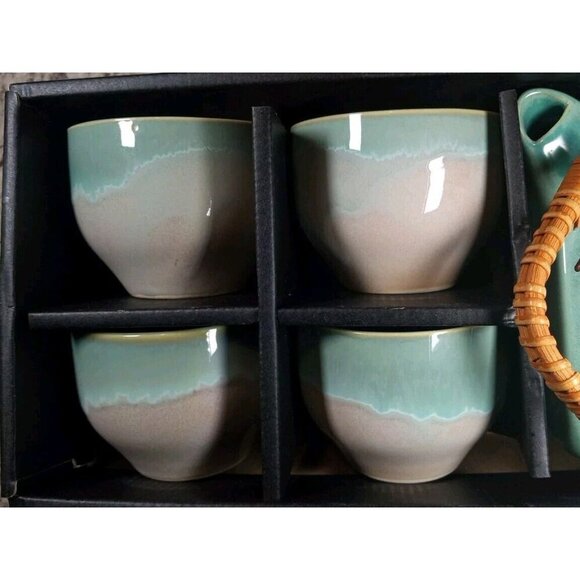 Japanese 5 Pcs Tea Set - Picture 7 of 7